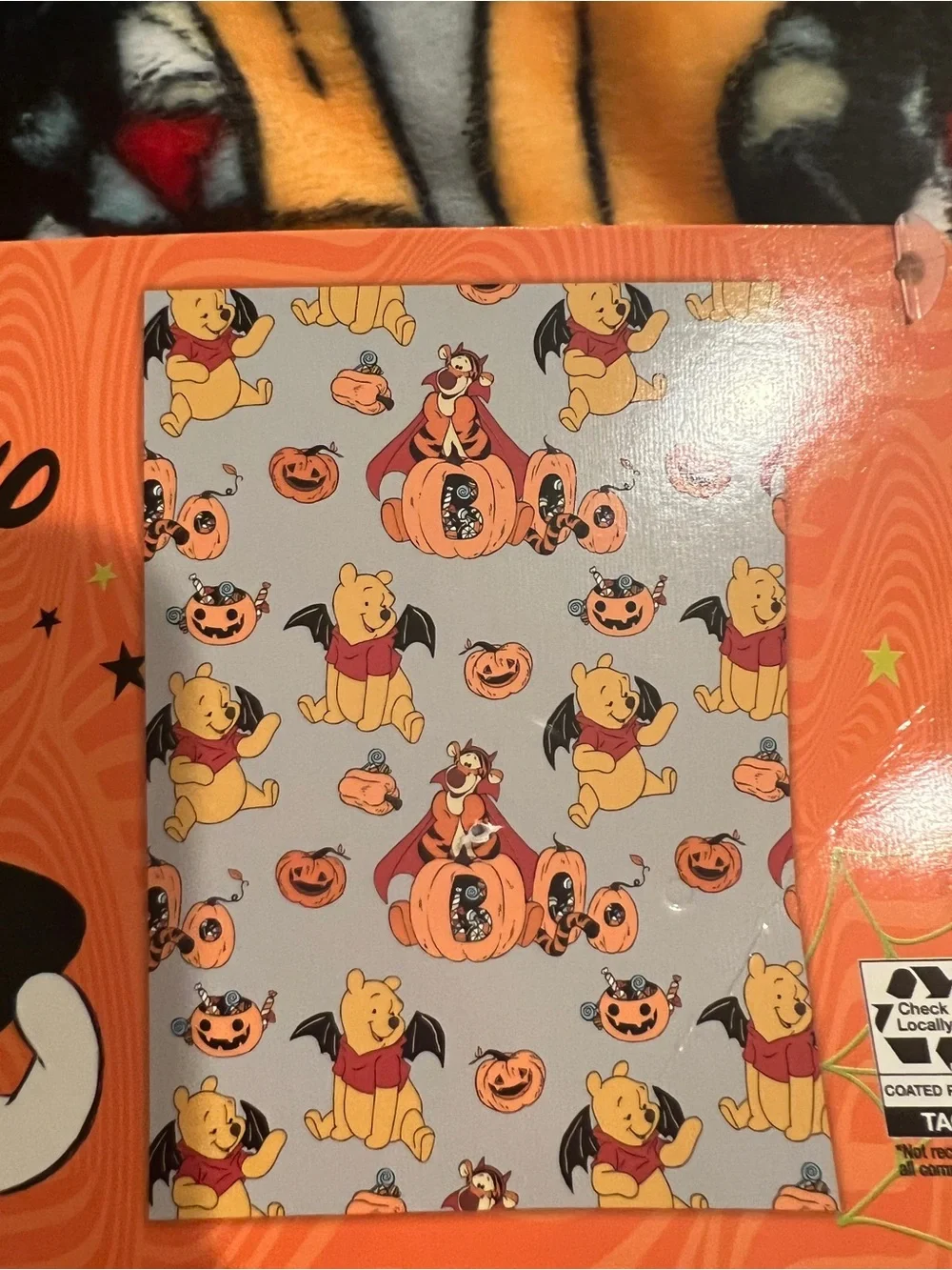 Disney Halloween Winnie the Pooh and Tigger  throw blanket 50x70
